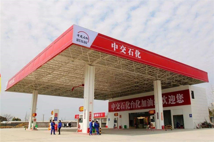 徐州加油站钢结构网架案例6