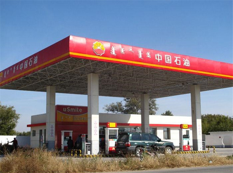 徐州加油站钢结构网架案例1